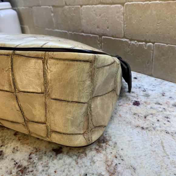 Dooney & Bourke Croco leather Large Hobo - Taupe - Picture 14 of 14